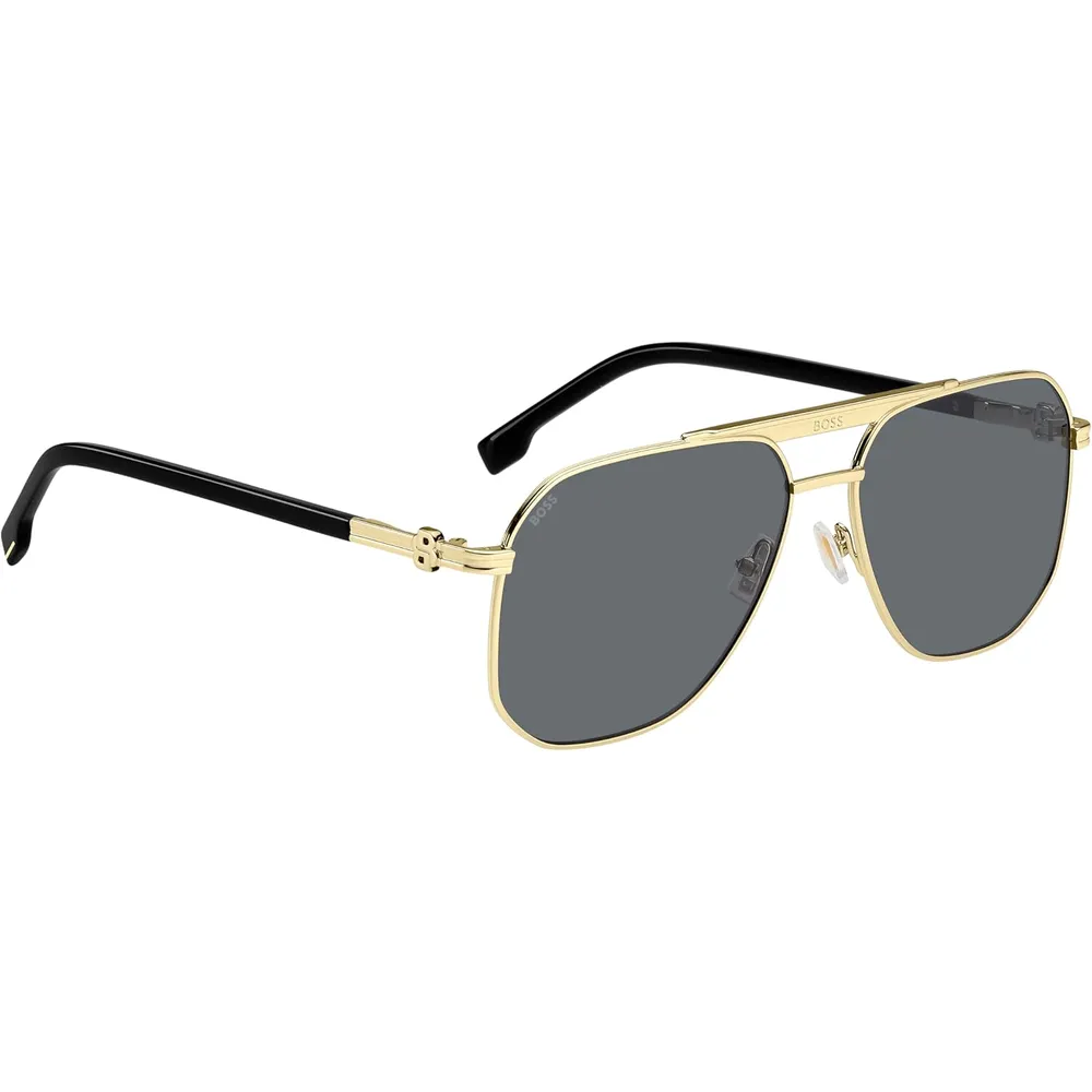 LENTES DE SOL HUGO BOSS 1743/S UNISEX GOLD NEGRO