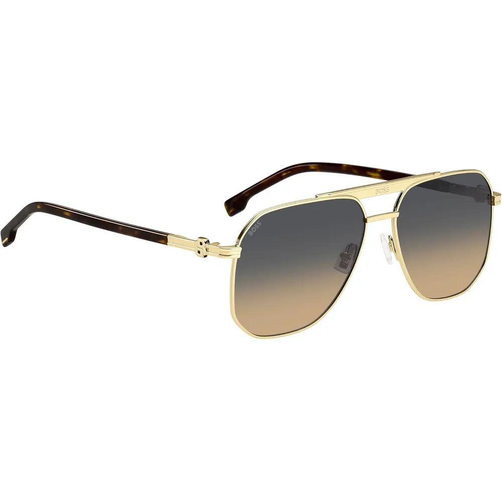 LENTES DE SOL HUGO BOSS CUADRADOS 1743/S UNISEX DORADO