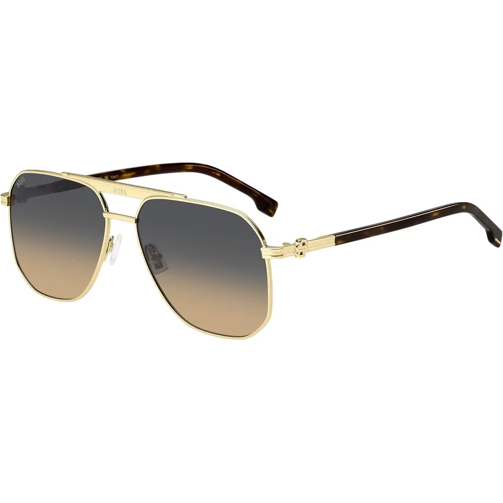 LENTES DE SOL HUGO BOSS CUADRADOS 1743/S UNISEX DORADO