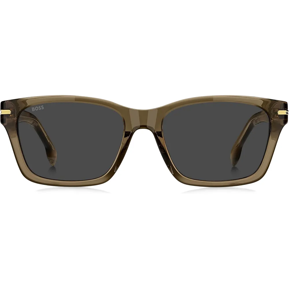 LENTES DE SOL HUGO BOSS RECTANGULARES 1739/F/SK HOMBRE MARRÓN