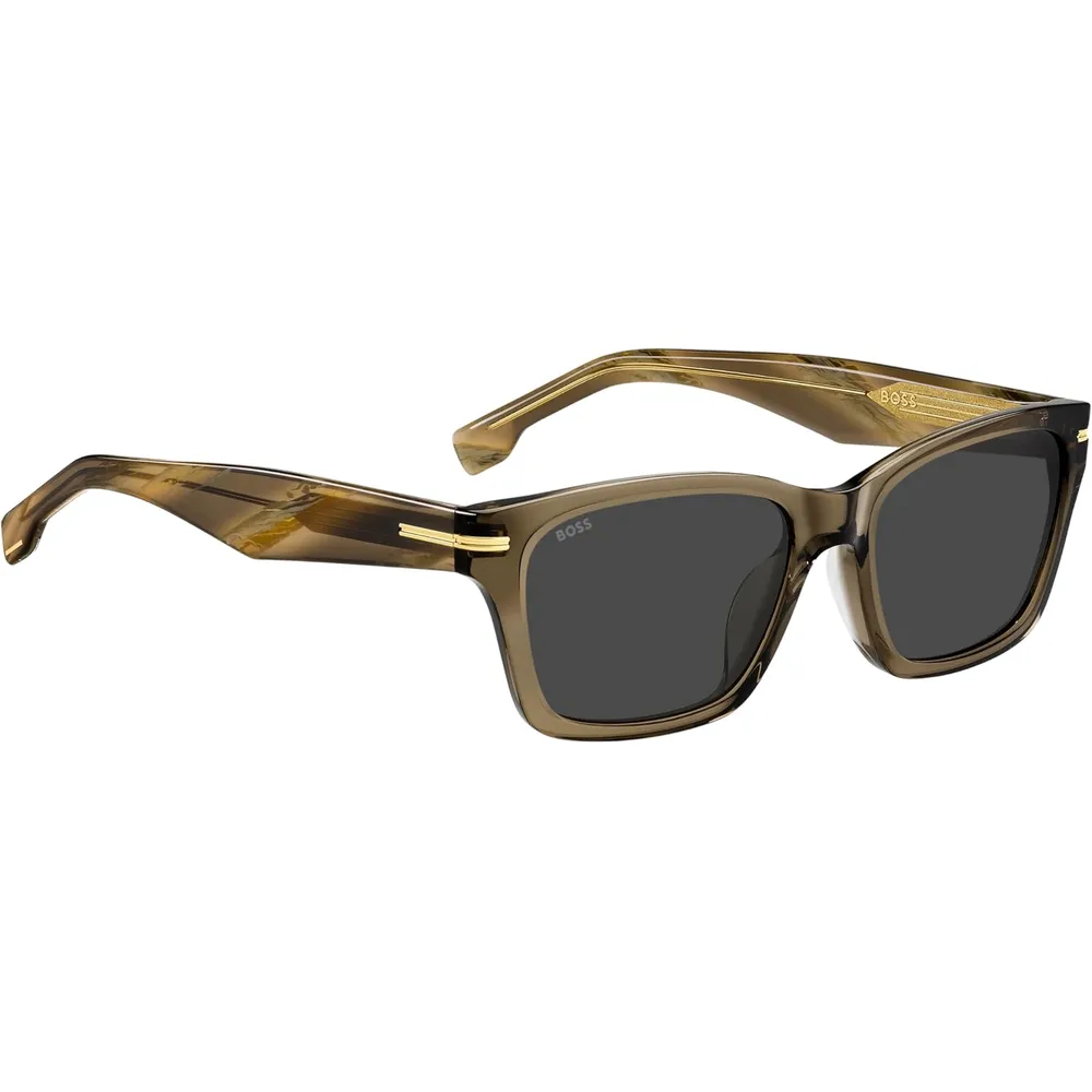 LENTES DE SOL HUGO BOSS RECTANGULARES 1739/F/SK HOMBRE MARRÓN
