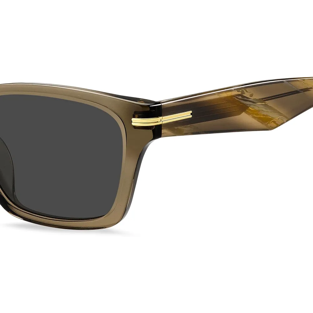 LENTES DE SOL HUGO BOSS RECTANGULARES 1739/F/SK HOMBRE MARRÓN