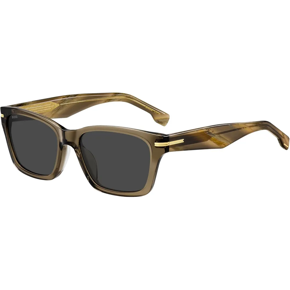 LENTES DE SOL HUGO BOSS RECTANGULARES 1739/F/SK HOMBRE MARRÓN