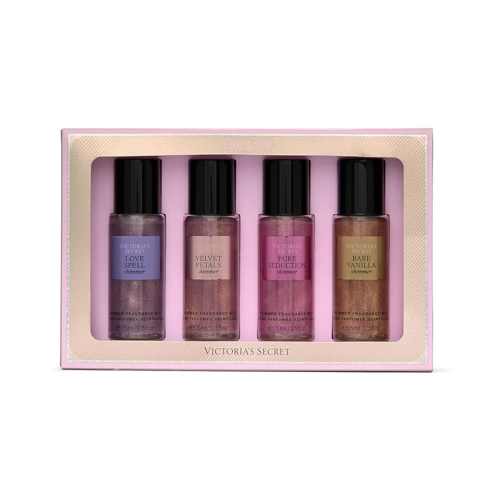 SET SHIMMER BODY MIST COLLECTION VICTORIA SECRET MUJER 4PZS