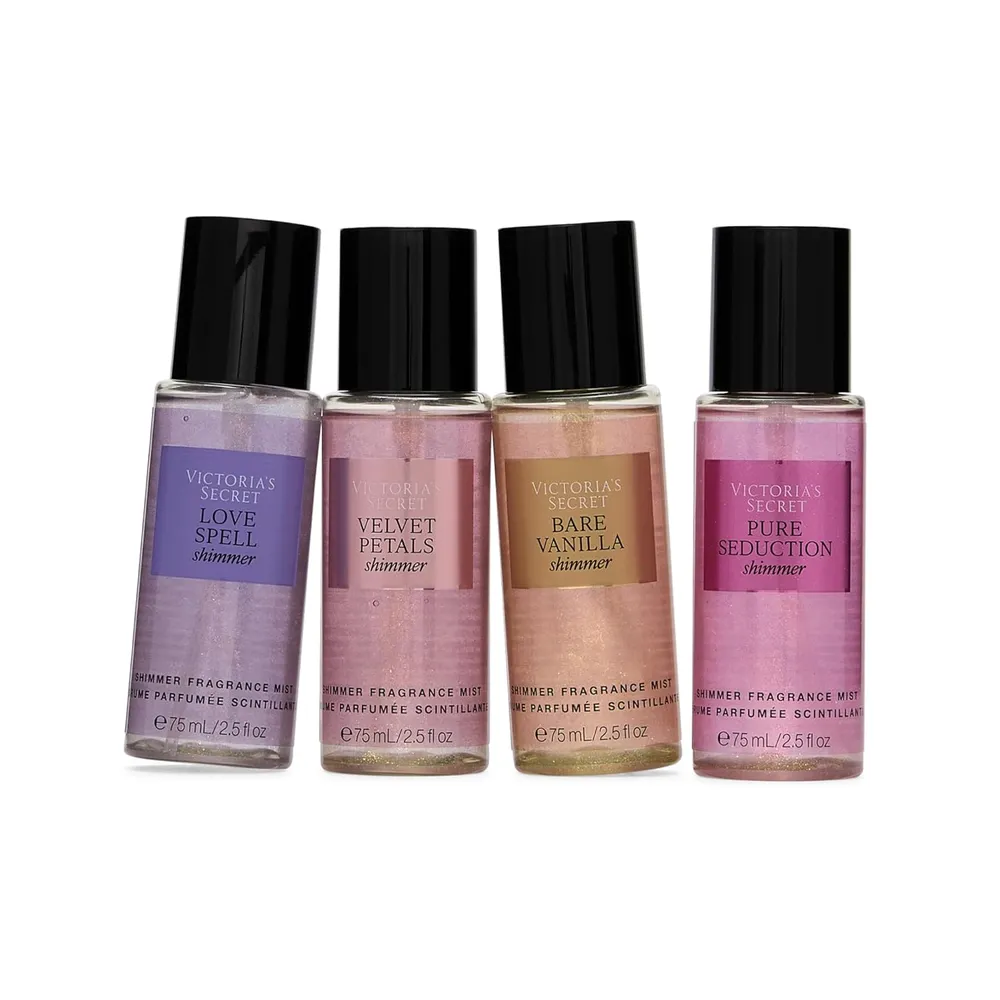 SET SHIMMER BODY MIST COLLECTION VICTORIA SECRET MUJER 4PZS