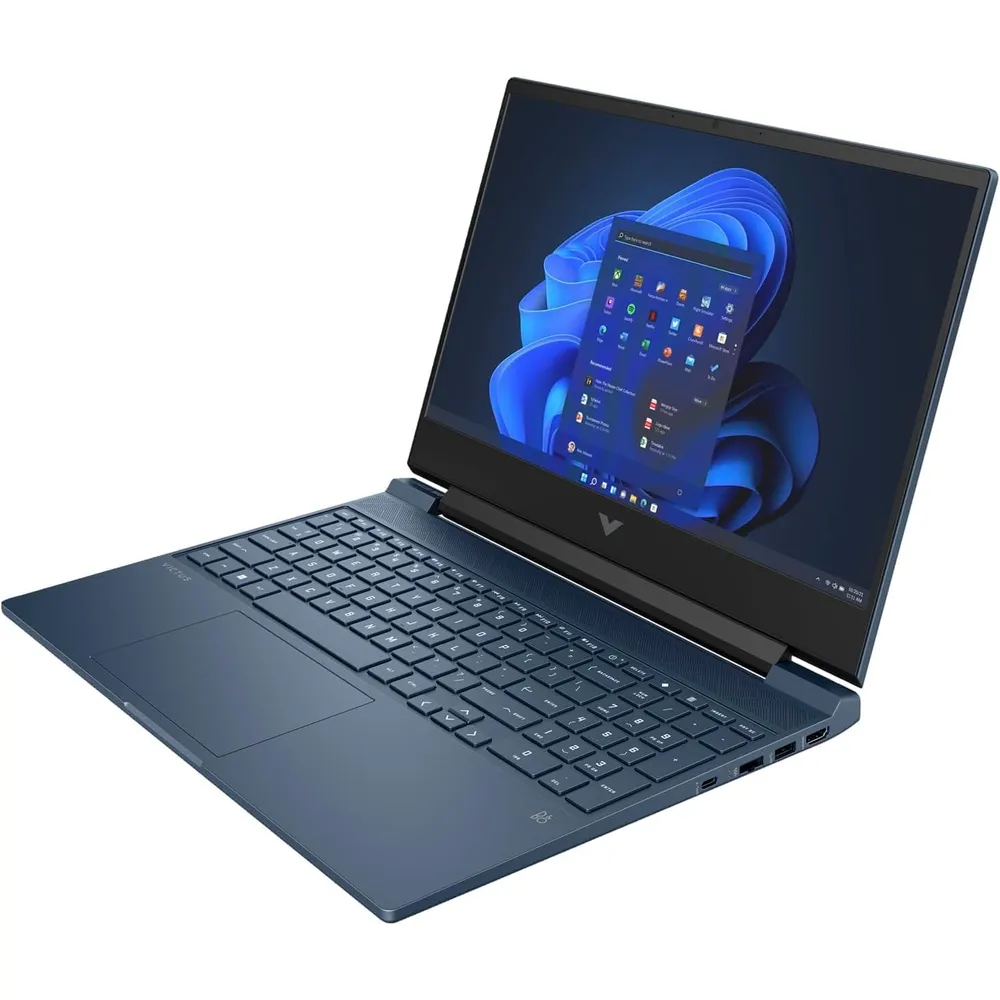 HP Laptop VICTUS 15.6" FHD 144hz i5-12450 16GB RAM 512GB SSD RTX3050 | Azul - Teclado Inglés