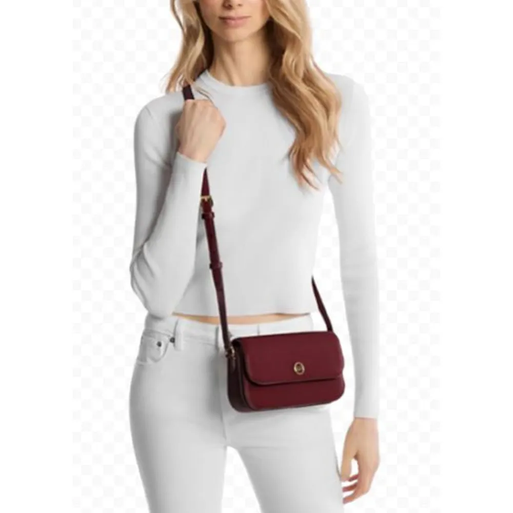 MICHAEL KORS Bolso cruzado pequeño de viaje Jet Set | Vino