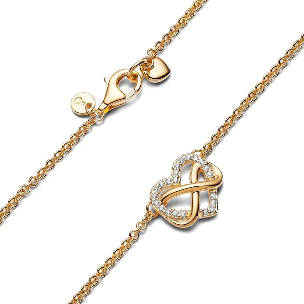 Pandora collar Infinity Heart | Oro