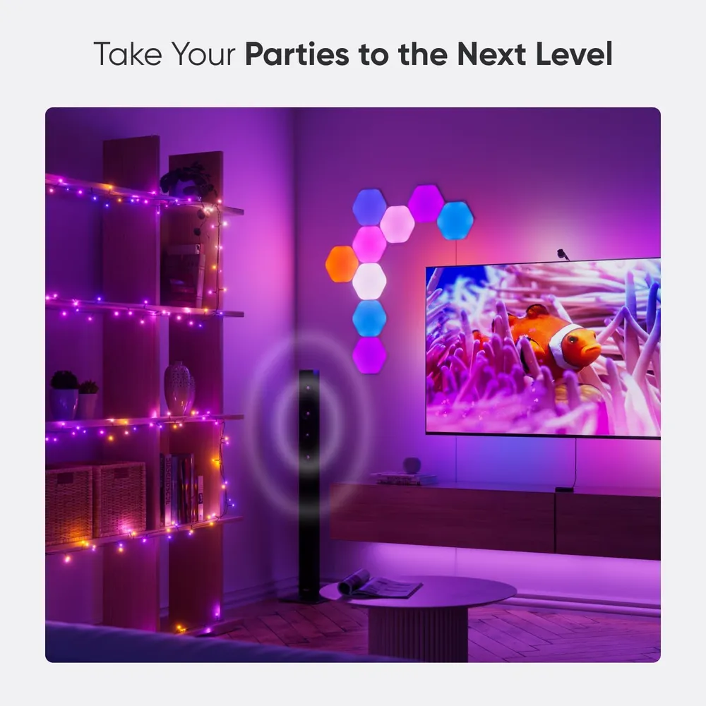 Nanoleaf Guirnalda LED Inteligente 300 Luces RGBW Bluetooth WiFi