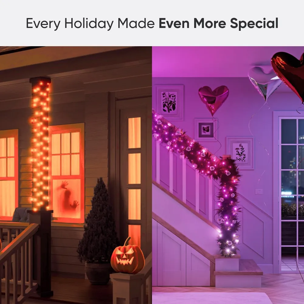 Nanoleaf Guirnalda LED Inteligente 300 Luces RGBW Bluetooth WiFi