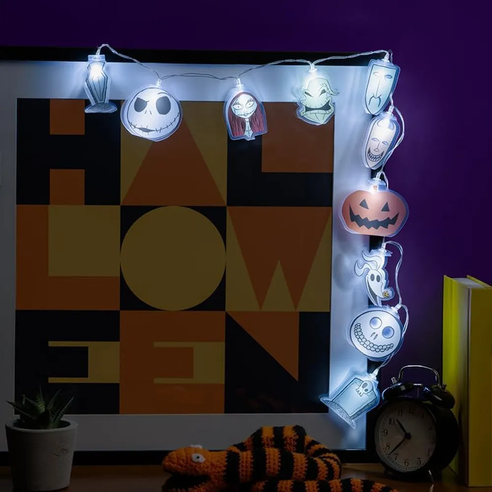 Paladone Pesadilla Antes de Navidad, luces decorativas 10 LED oficial