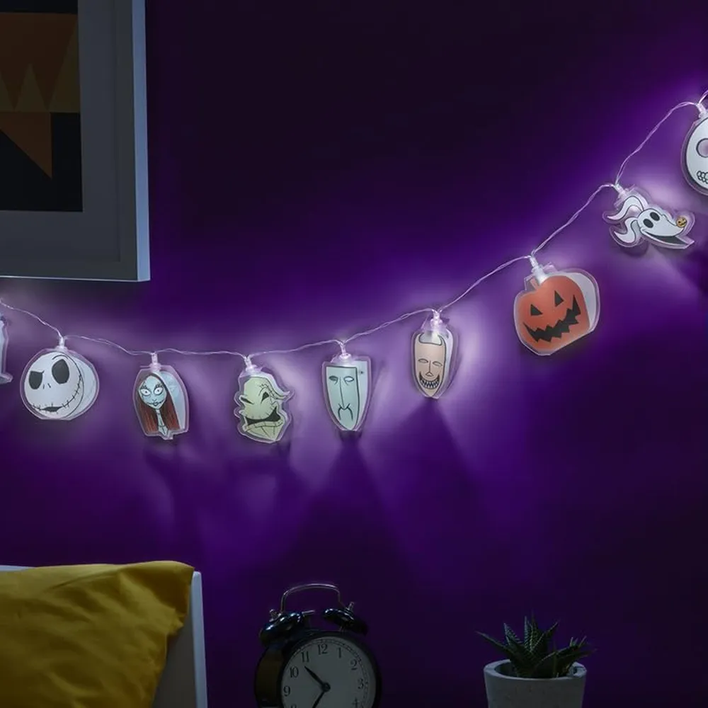 Paladone Pesadilla Antes de Navidad, luces decorativas 10 LED oficial