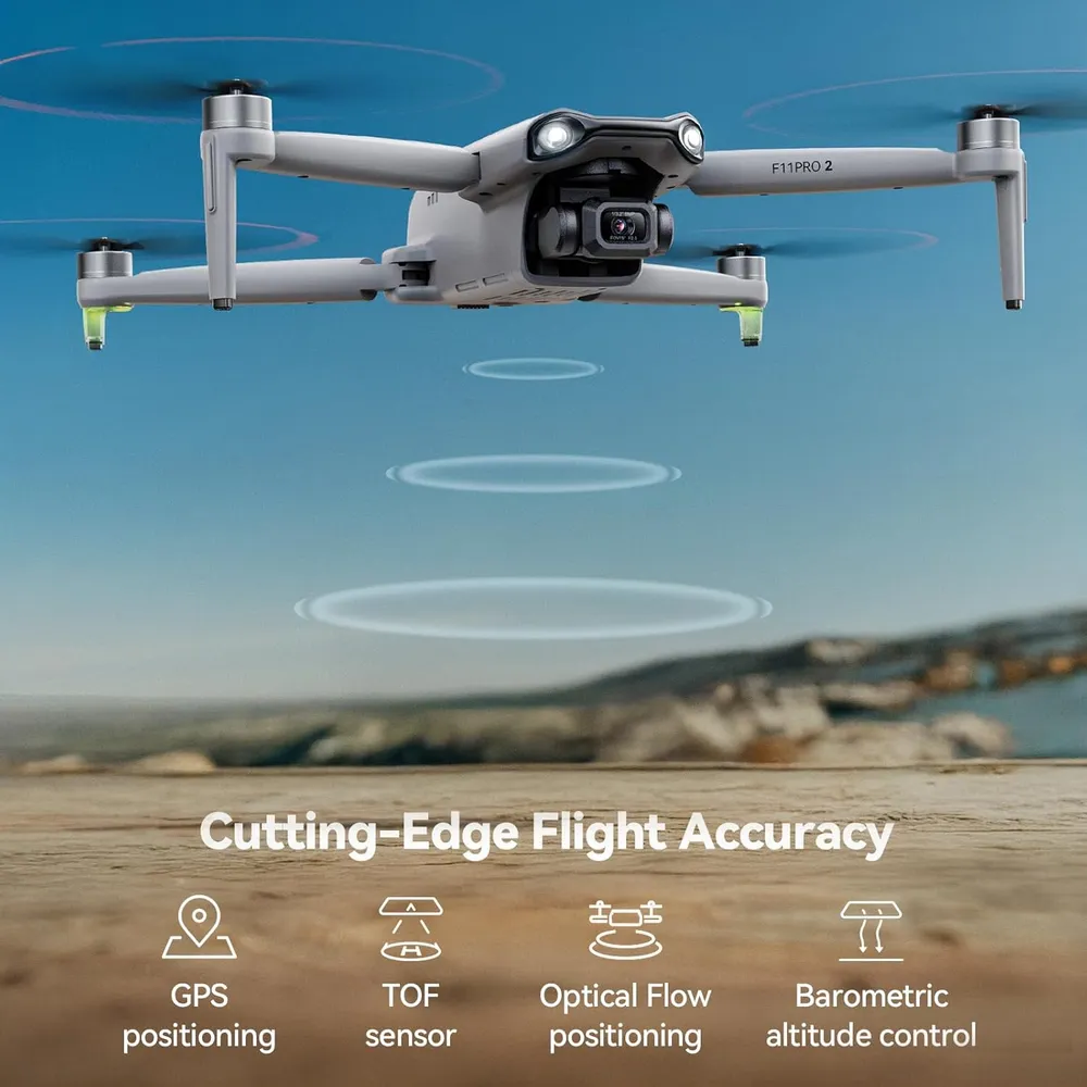 Ruko F11 Pro 2 dron 6K con gimbal 3 ejes GPS y 70 min de vuelo