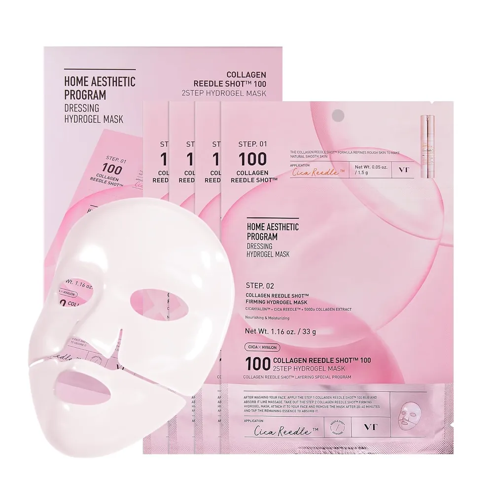 b0dhgtm4kw_0_webp.webp VT Cosmetics Mascarilla de Hidrogel 2Pasos Reedle Shot 100 Colágeno 4Unidades