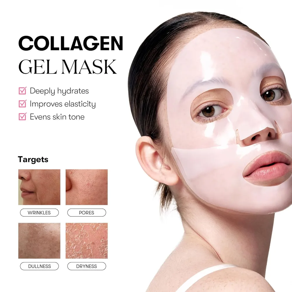 VT Cosmetics Mascarilla de Hidrogel 2Pasos Reedle Shot 100 Colágeno 4Unidades