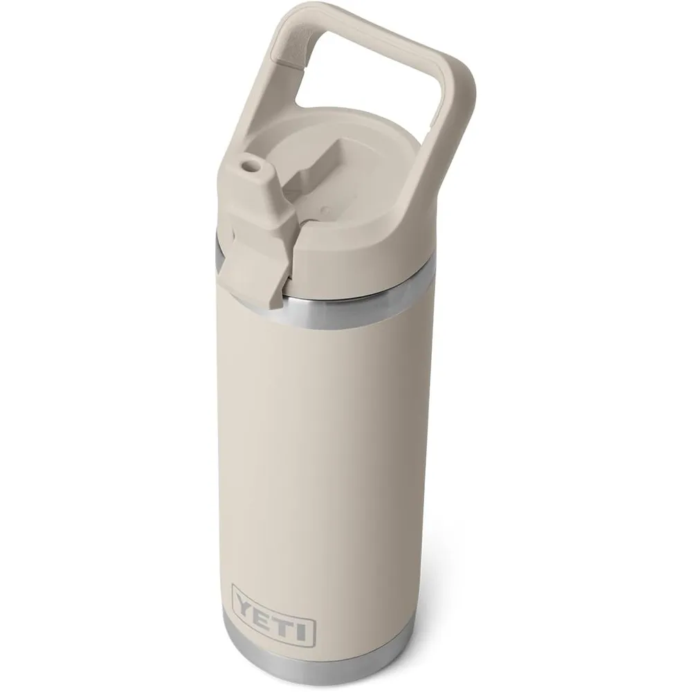 YETI Botella Rambler con Tapa de Cañita de 18 oz | Beige