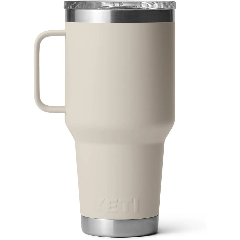 YETI Rambler Vaso de 30 oz de acero inoxidable y tapa Stronghold color beige