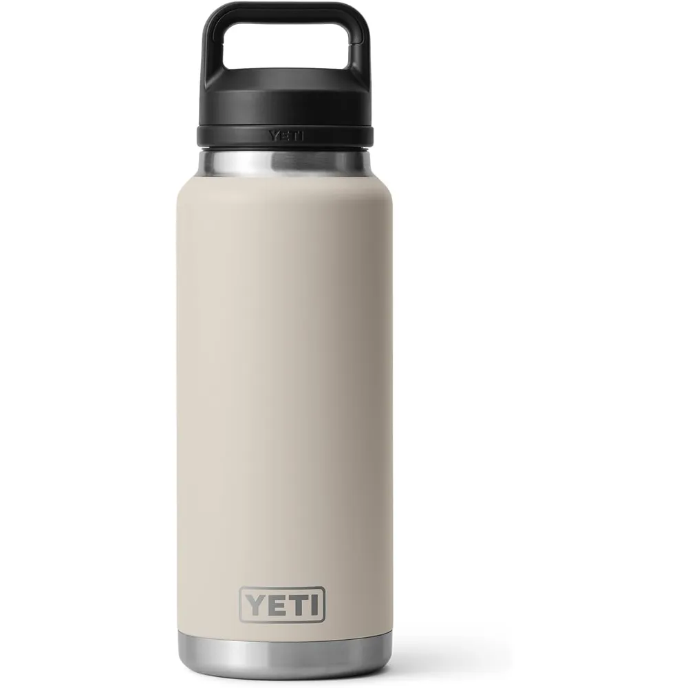 YETI Botella Rambler con Tapa para Sorbos de 36 oz | Beige