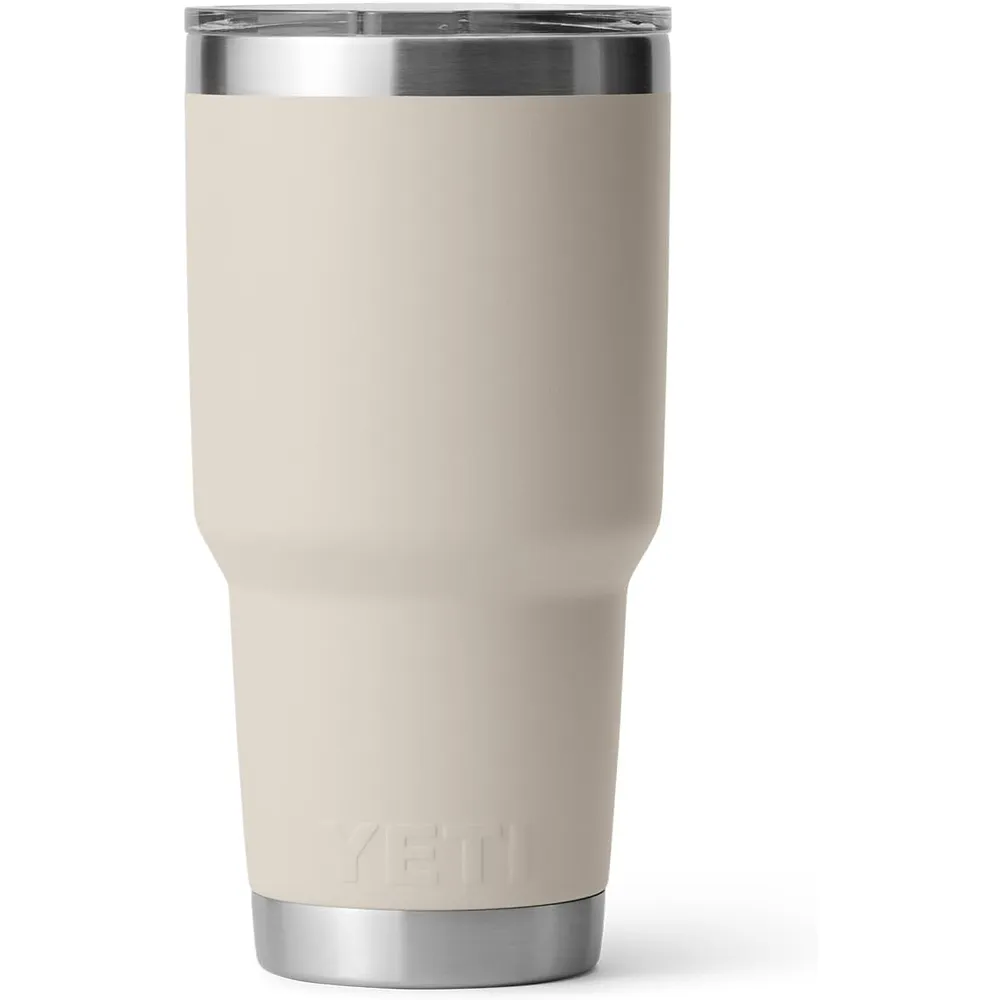YETI Rambler Vaso de 30 oz de acero inoxidable y tapa MagSlider color crema