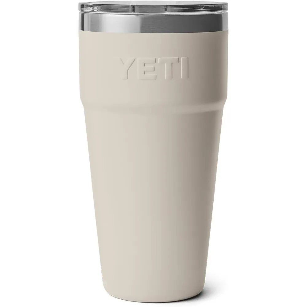 YETI Rambler Vaso  de 30 oz de acero inoxidable con tapa MagSlider color beige