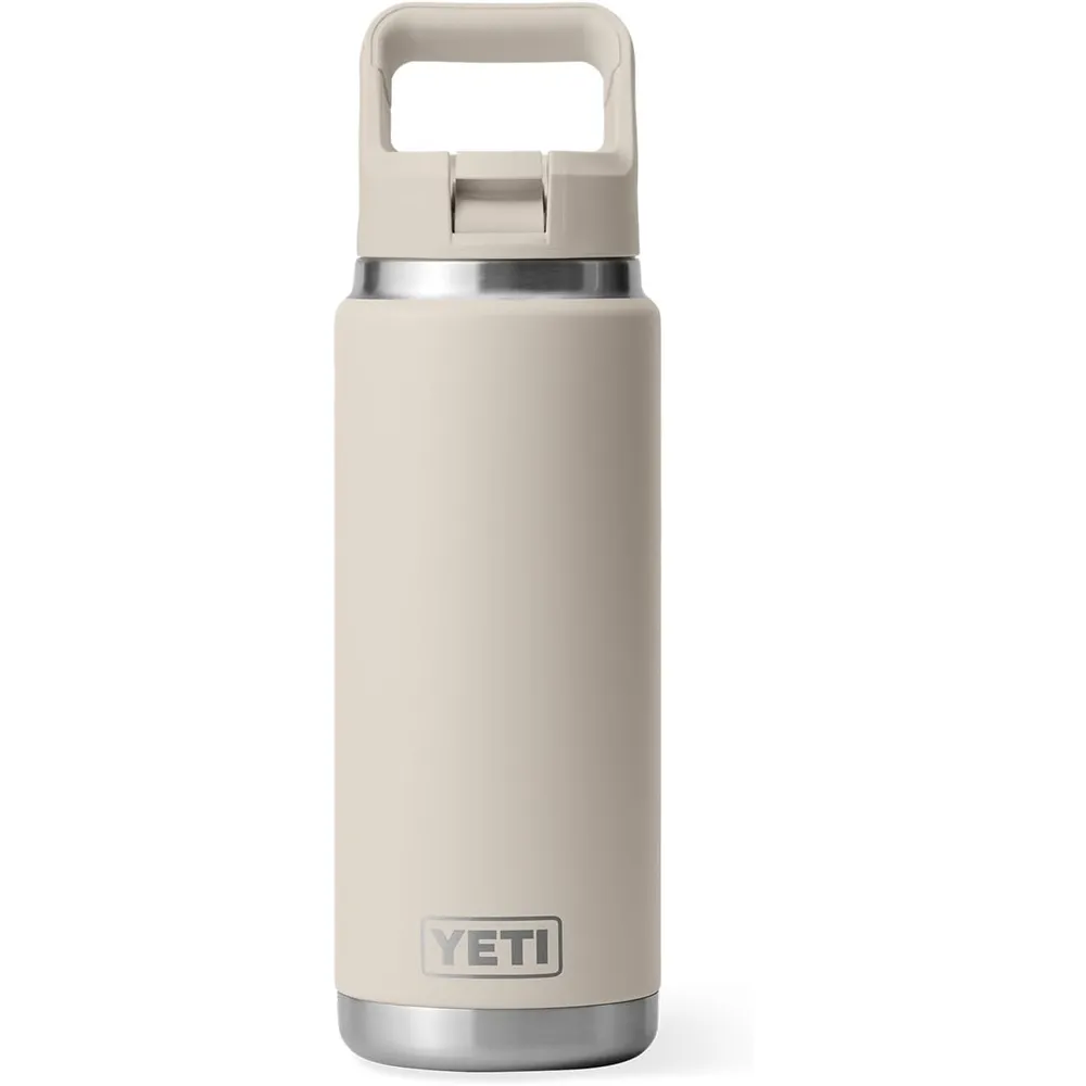 YETI Botella Rambler con Tapa de Cañita de 26 oz | Beige