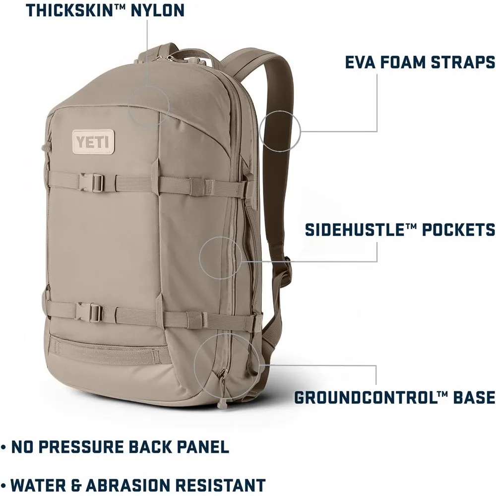 YETI Crossroads Mochila de Viaje de 27L | Beige