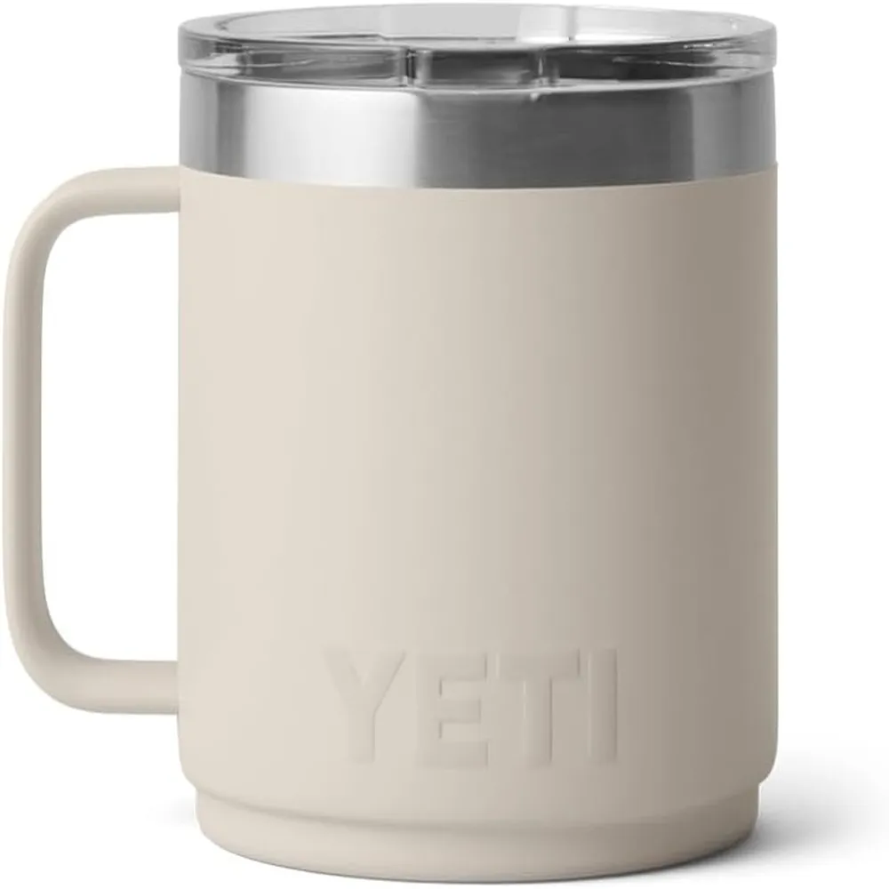 YETI Rambler Taza Apilable con Tapa Magslider de 14 oz | Beige