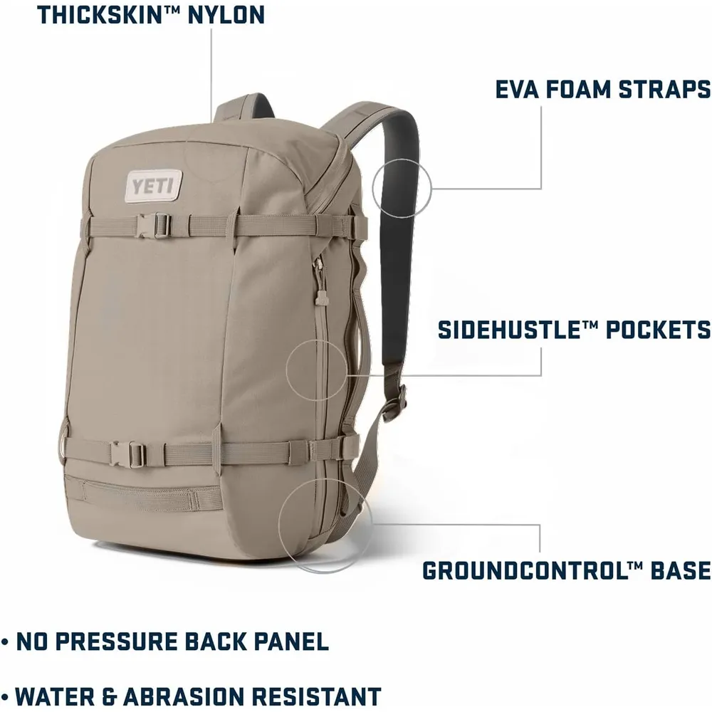 YETI Crossroads Mochila de Viaje de 22L | Beige