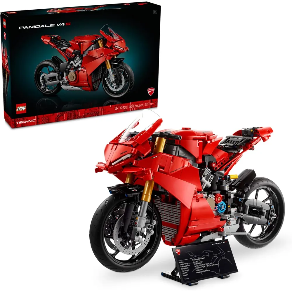 Lego Technic Ducati Panigale V4 S, set de construcción para adultos