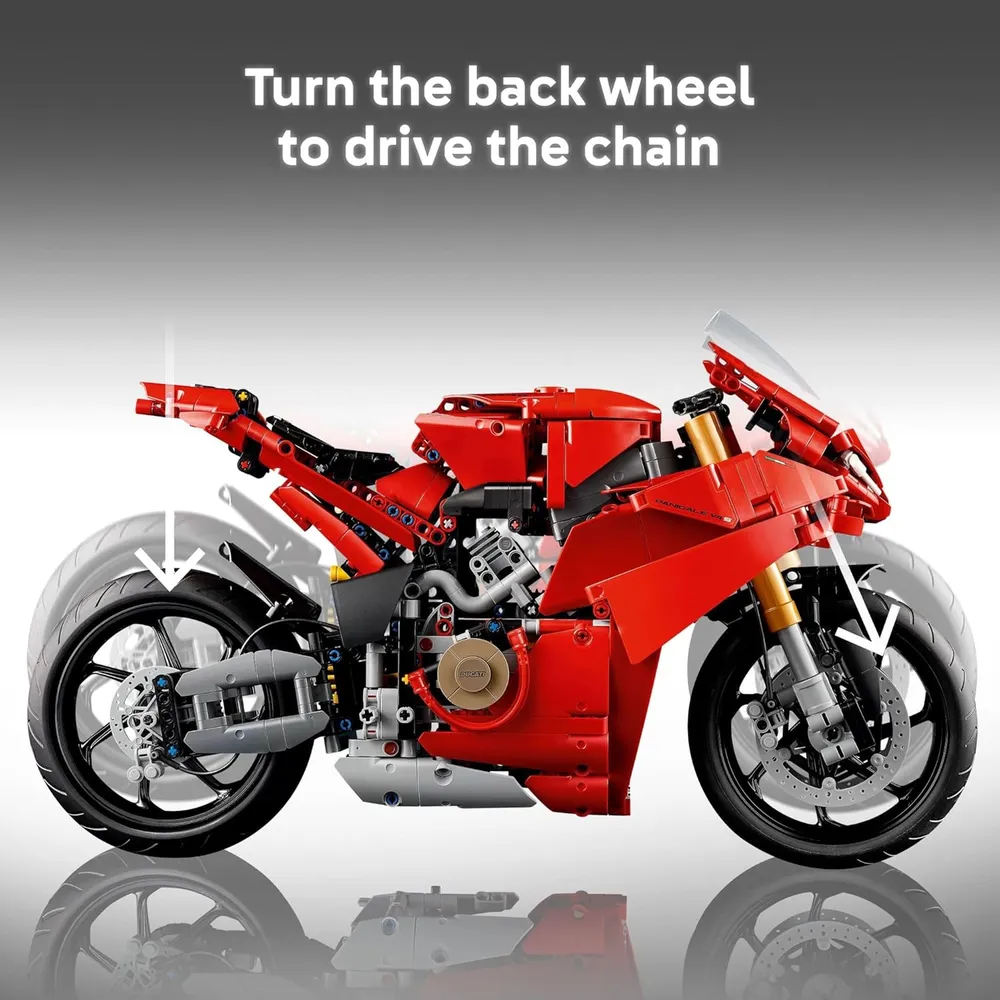 Lego Technic Ducati Panigale V4 S, set de construcción para adultos