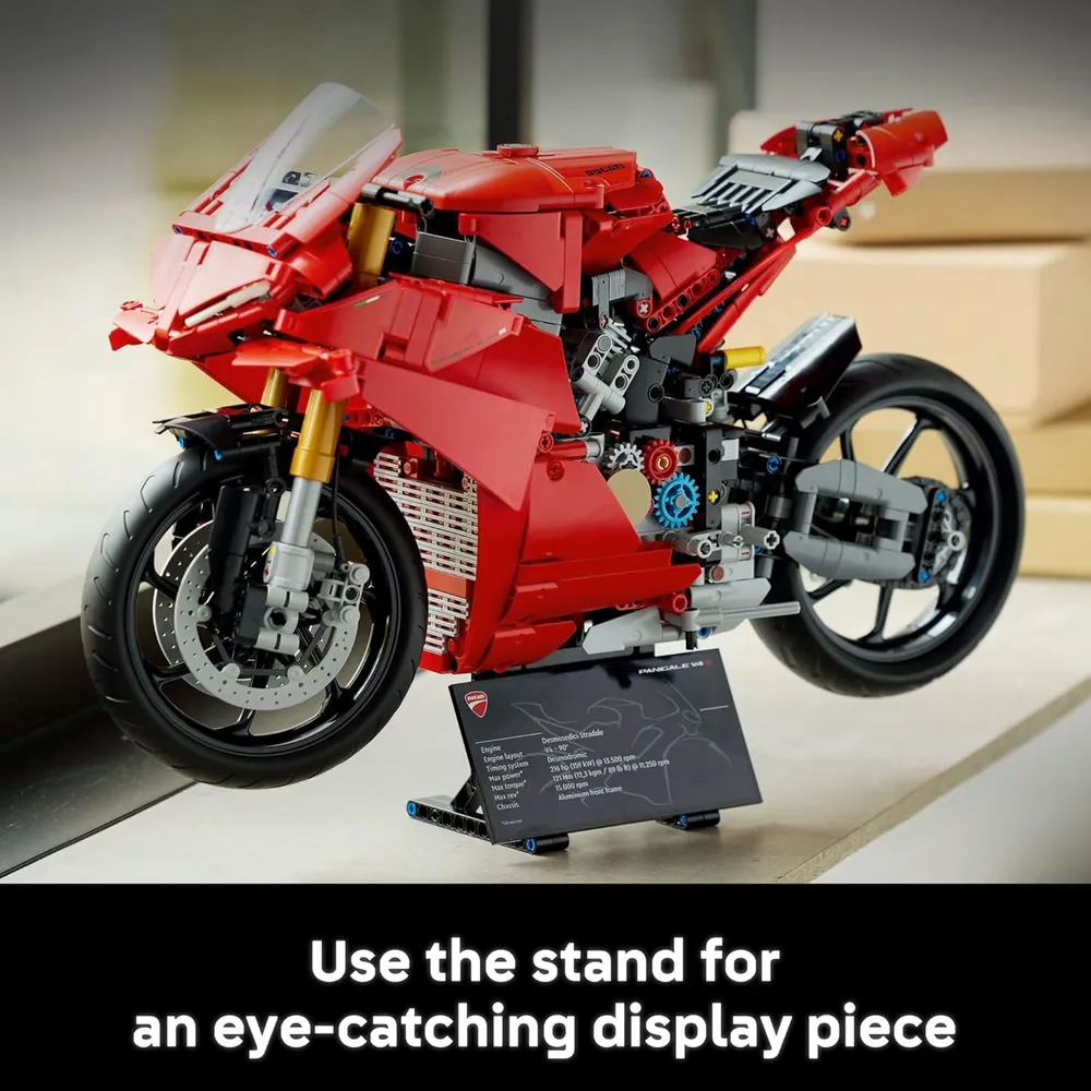 Lego Technic Ducati Panigale V4 S, set de construcción para adultos