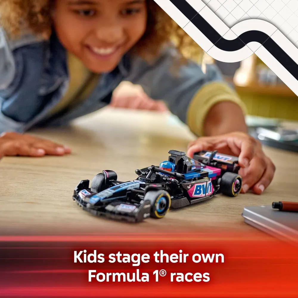 Lego Speed Champions BWT Alpine F1 Team A524, coche de juguete para niños