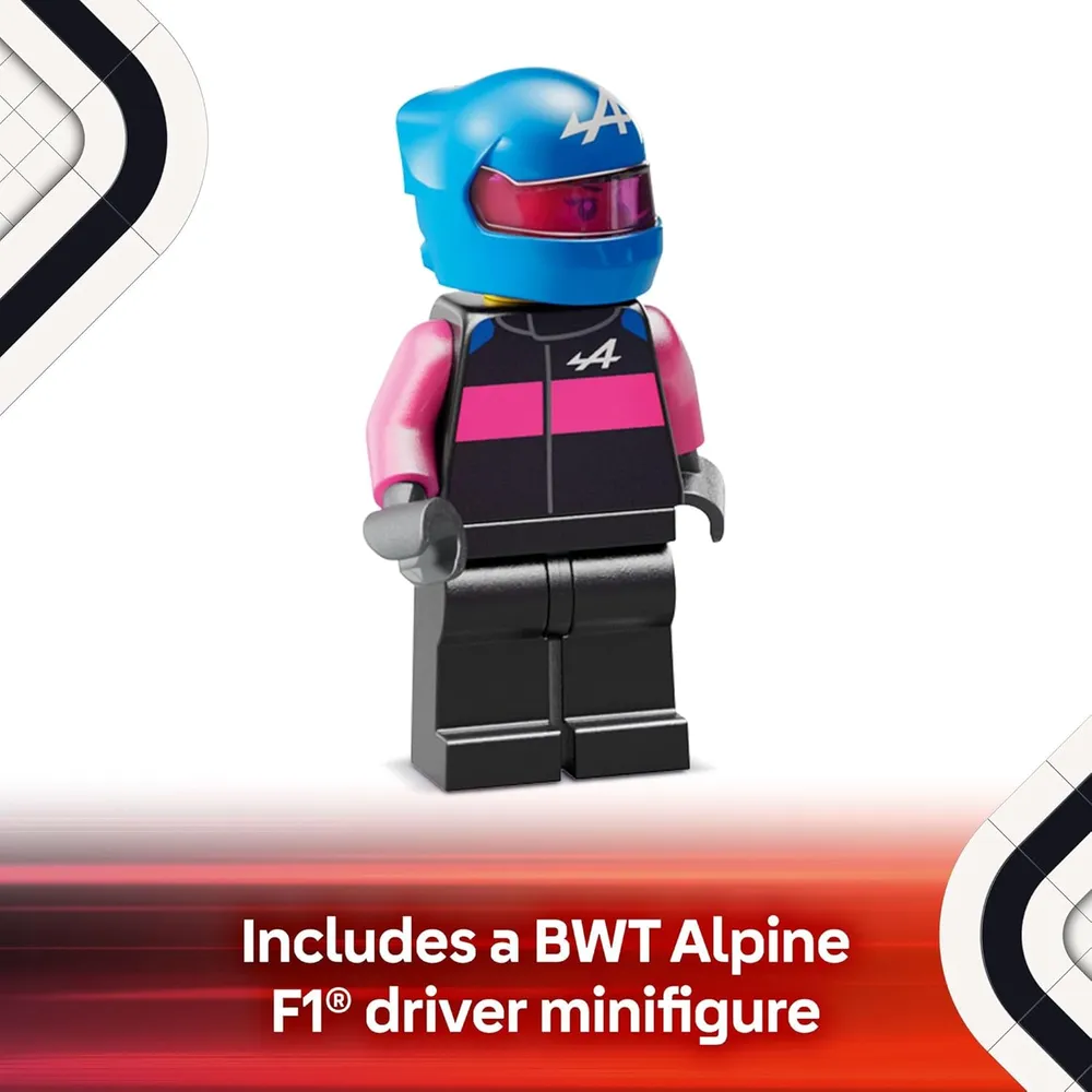 Lego Speed Champions BWT Alpine F1 Team A524, coche de juguete para niños