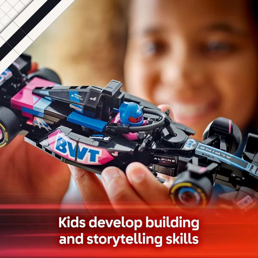 Lego Speed Champions BWT Alpine F1 Team A524, coche de juguete para niños