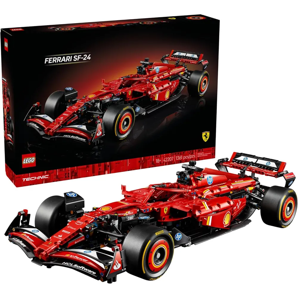 Lego Technic Ferrari SF-24 F1, set de construcción para adultos coleccionables