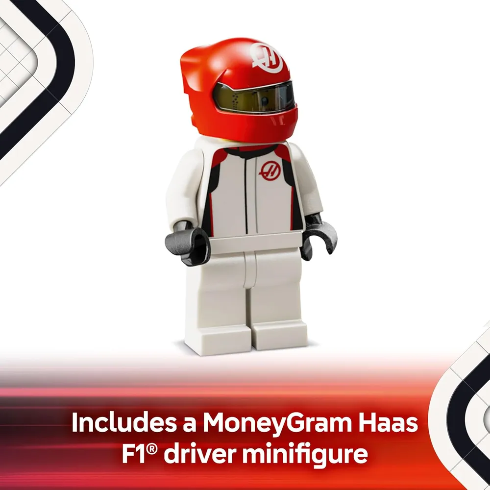 Lego Speed Champions Moneygram Haas F1 Team VF-24, coche de juguete para niños