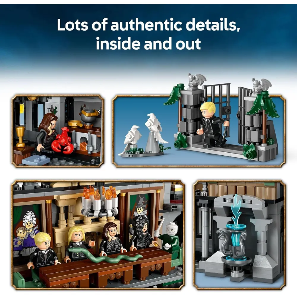 Lego Harry Potter Mansión Malfoy, set de construcción con 9 minifiguras
