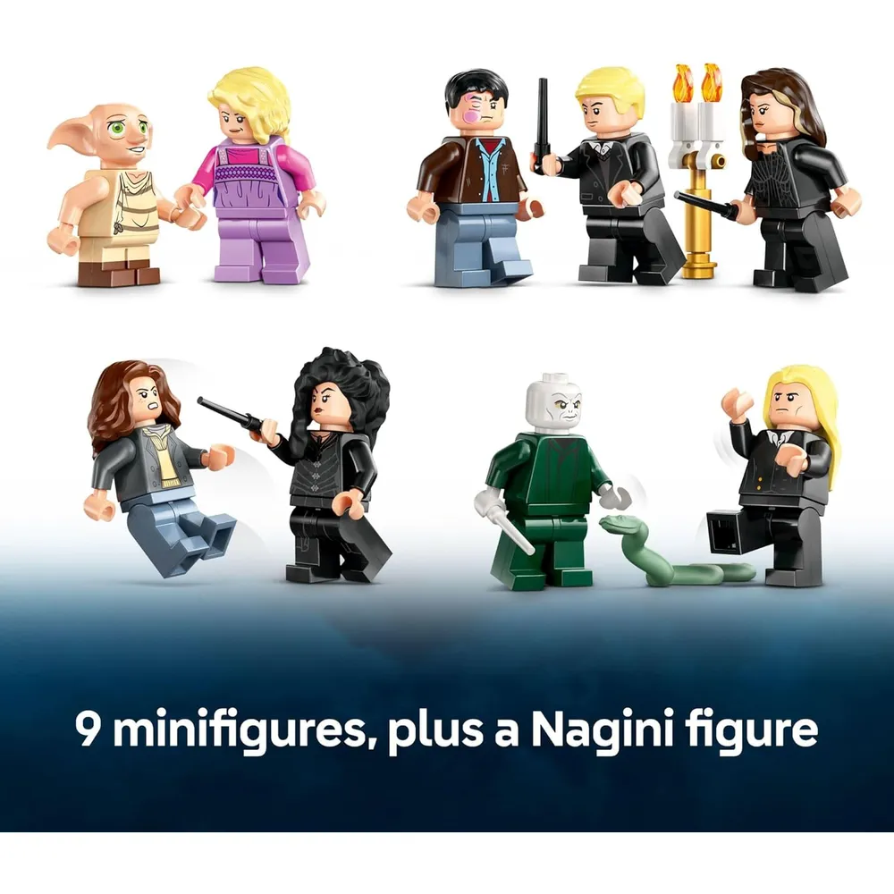 Lego Harry Potter Mansión Malfoy, set de construcción con 9 minifiguras