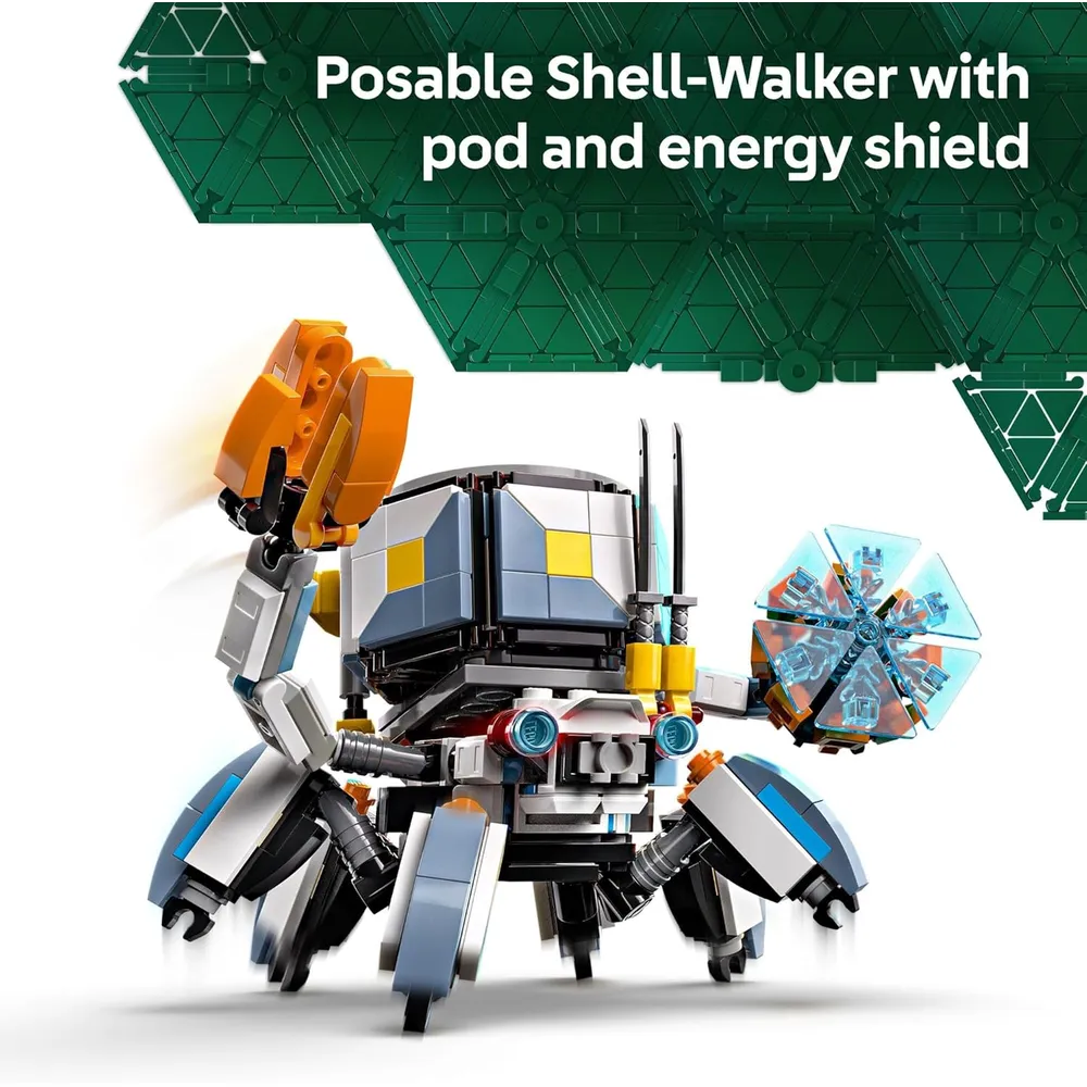 Lego Horizon Adventures Aloy y Varl contra Shell-Walker y Sawtooth, set de juego