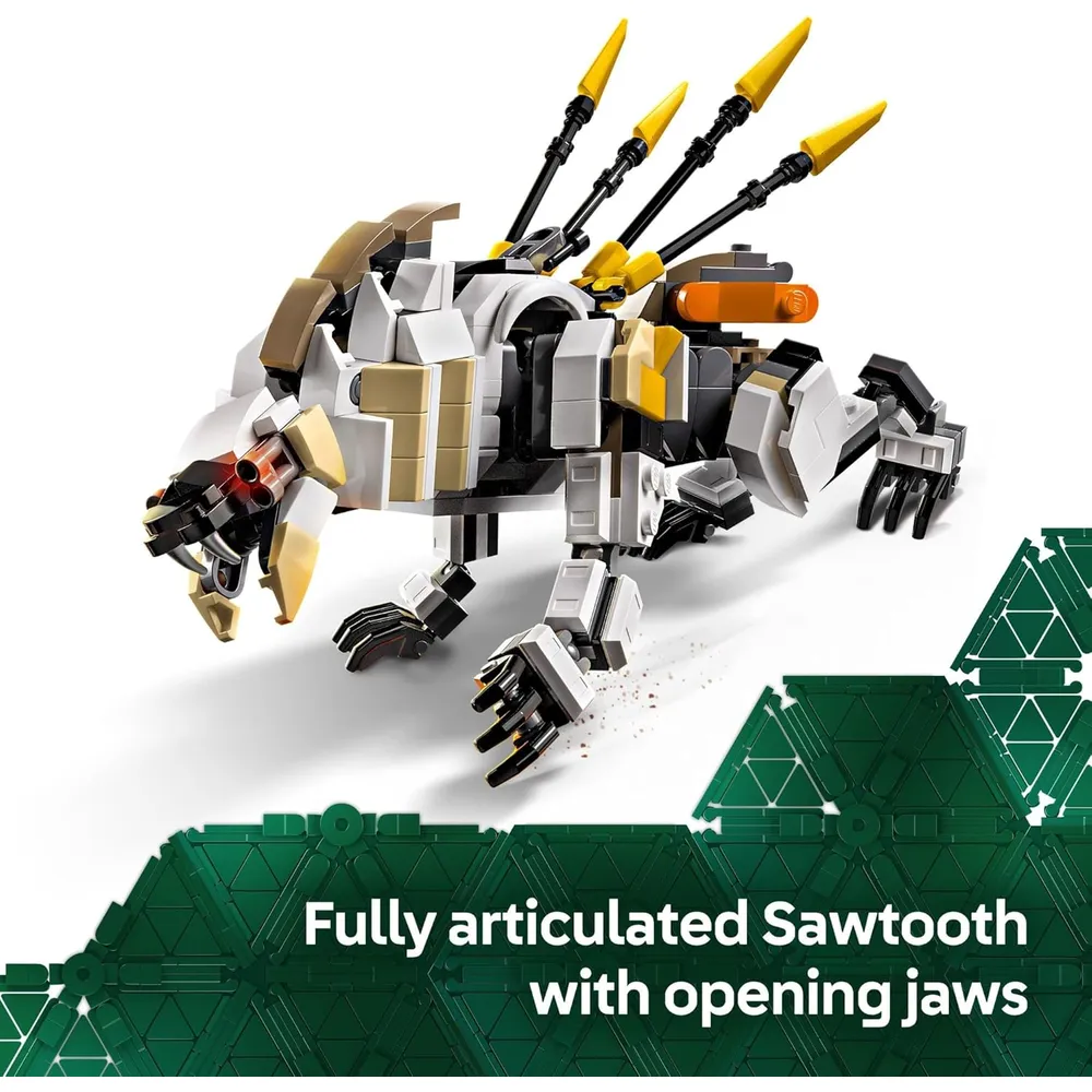 Lego Horizon Adventures Aloy y Varl contra Shell-Walker y Sawtooth, set de juego