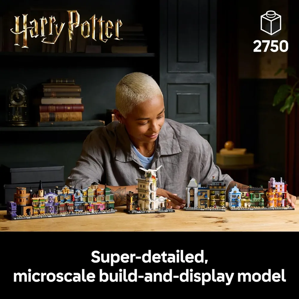 Lego Harry Potter Callejón Diagon Tiendas de Magia, set coleccionable para adultos