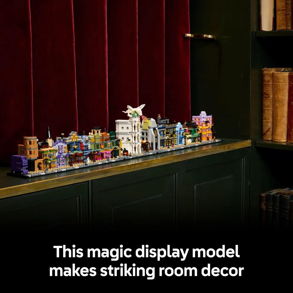 Lego Harry Potter Callejón Diagon Tiendas de Magia, set coleccionable para adultos