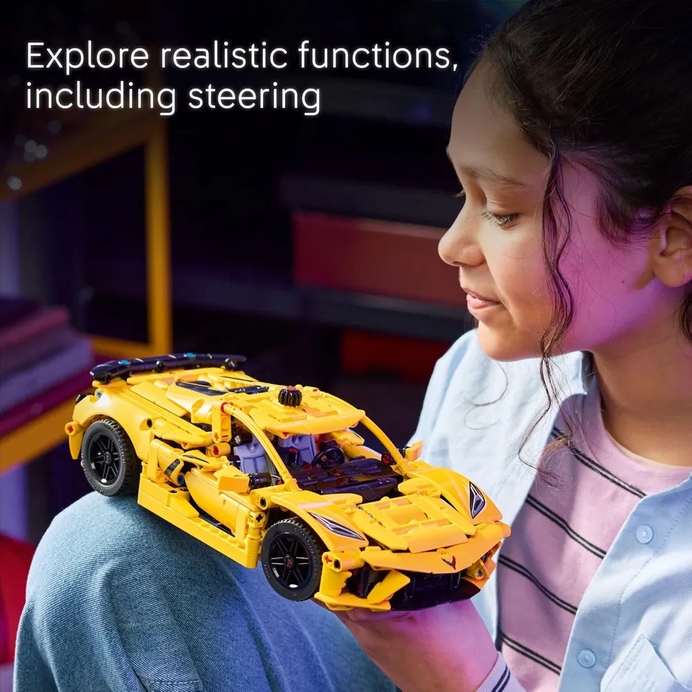 Lego Technic Chevrolet Corvette Stingray, kit de coche a escala para niños