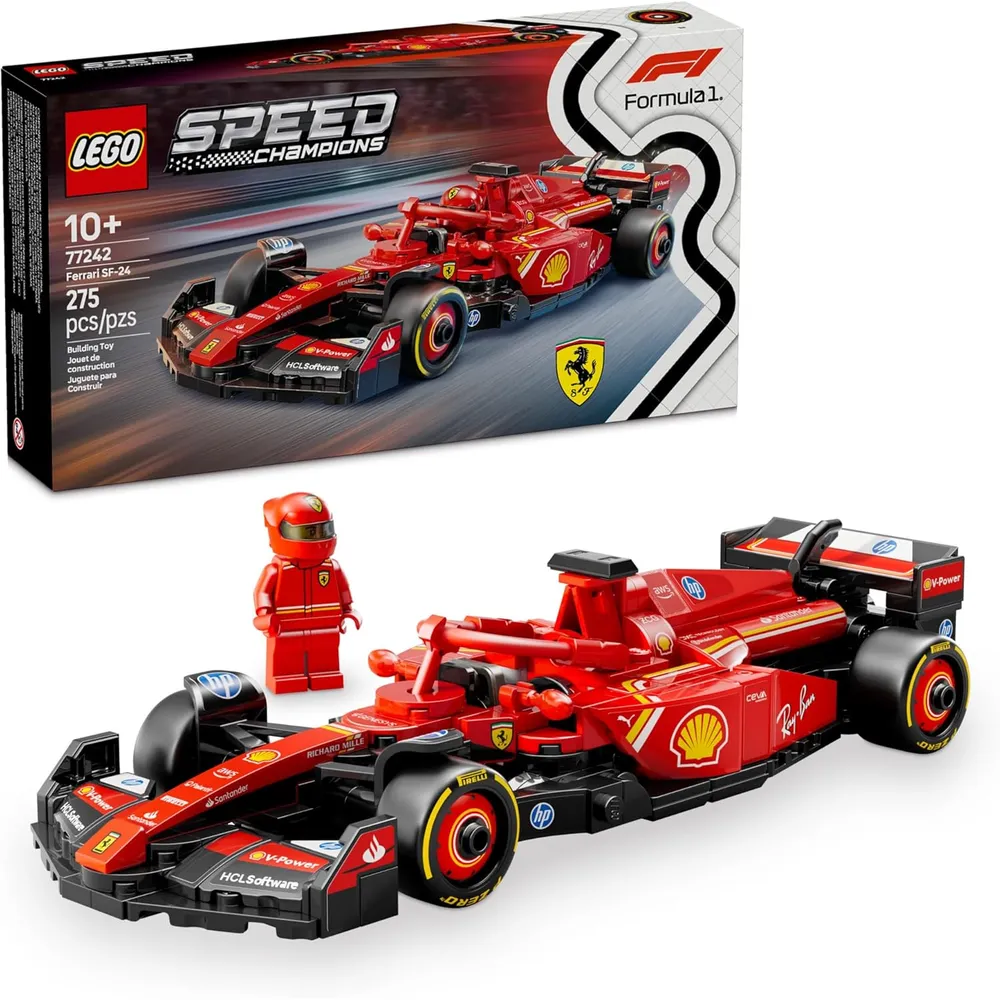 LEGO SPEED CHAMPIONS FERRARI SF-24 F1 COCHE DE JUGUETE