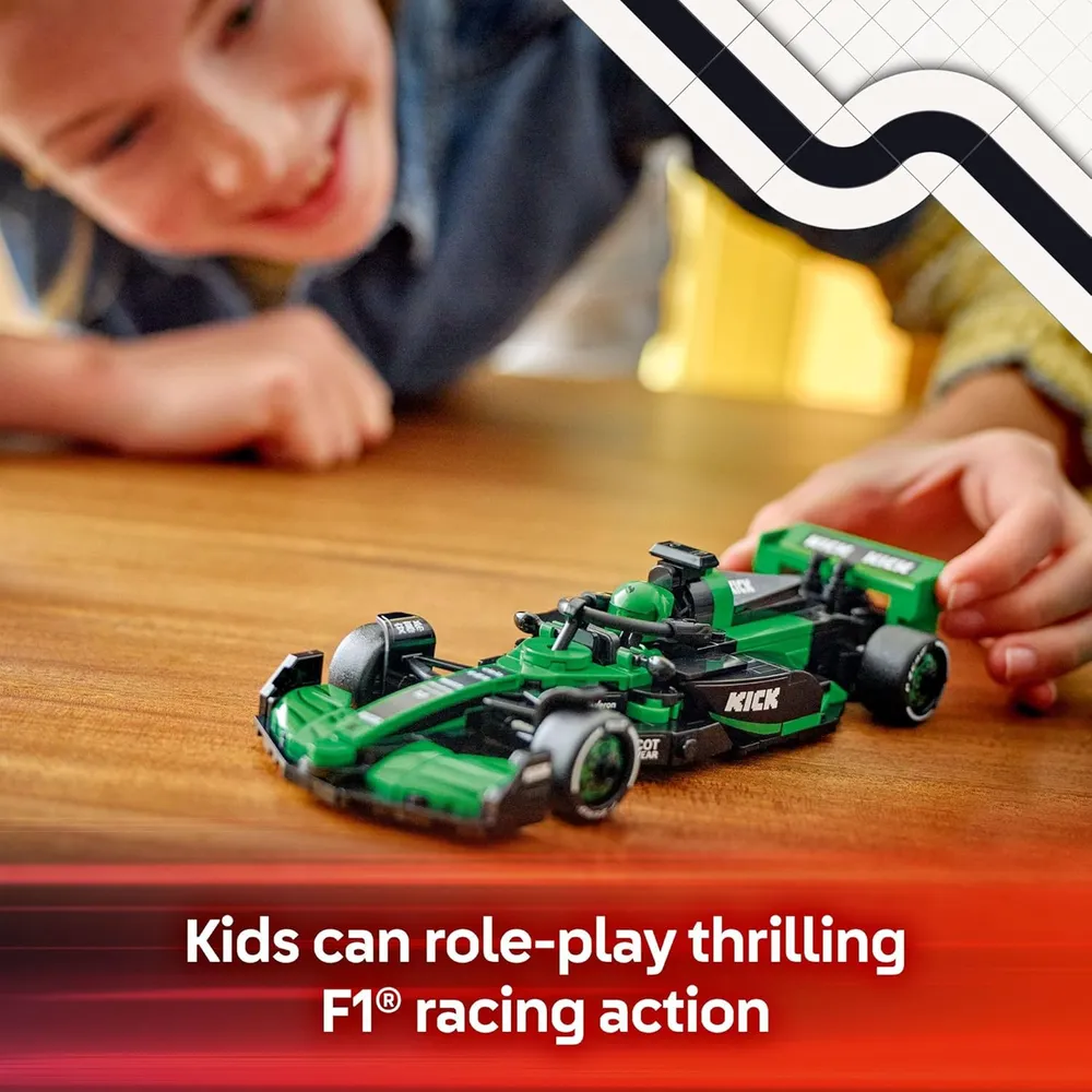 Lego Speed Champions Kick Sauber F1 Team C44, coche de juguete para niños