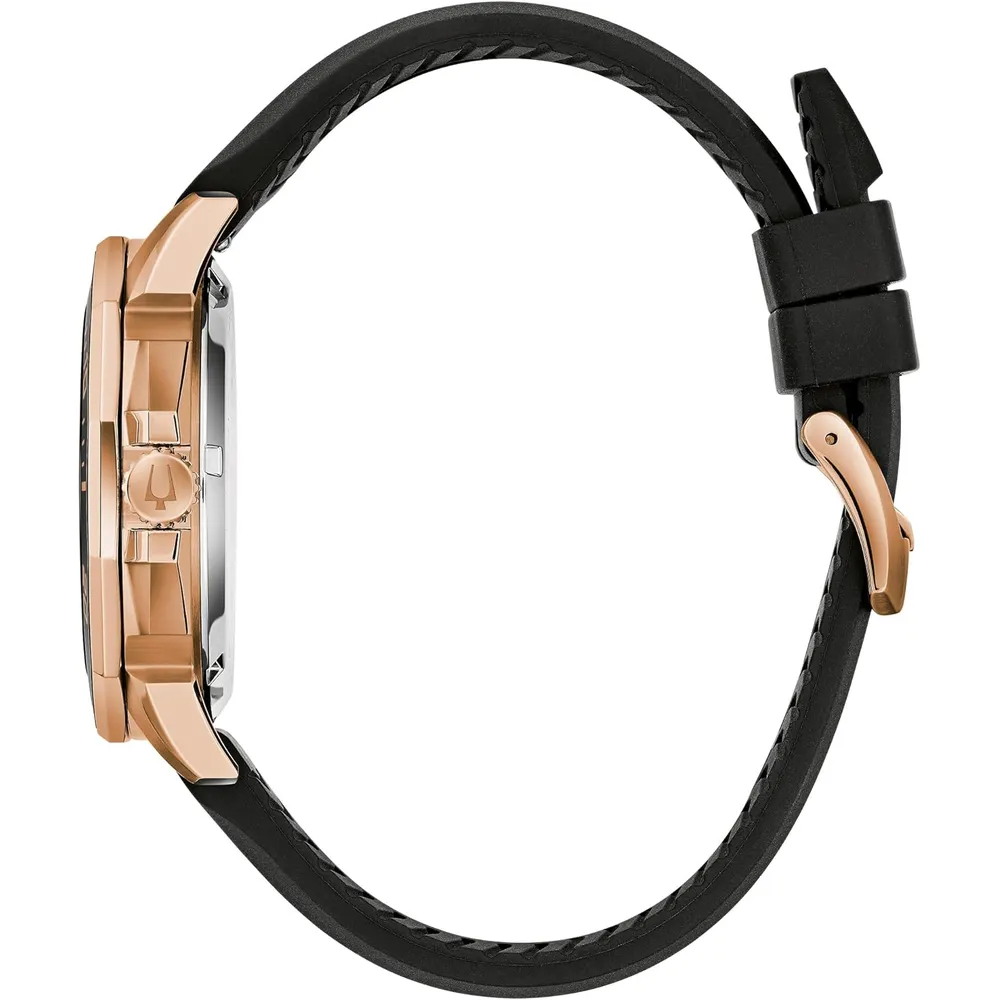 Bulova reloj Marine Star hombre cuarzo alto rendimiento 3 agujas | Negro