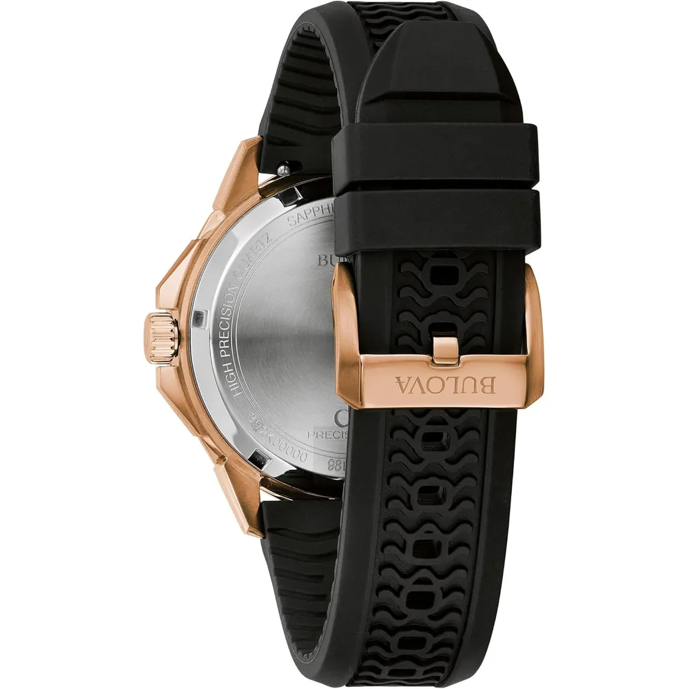 Bulova reloj Marine Star hombre cuarzo alto rendimiento 3 agujas | Negro