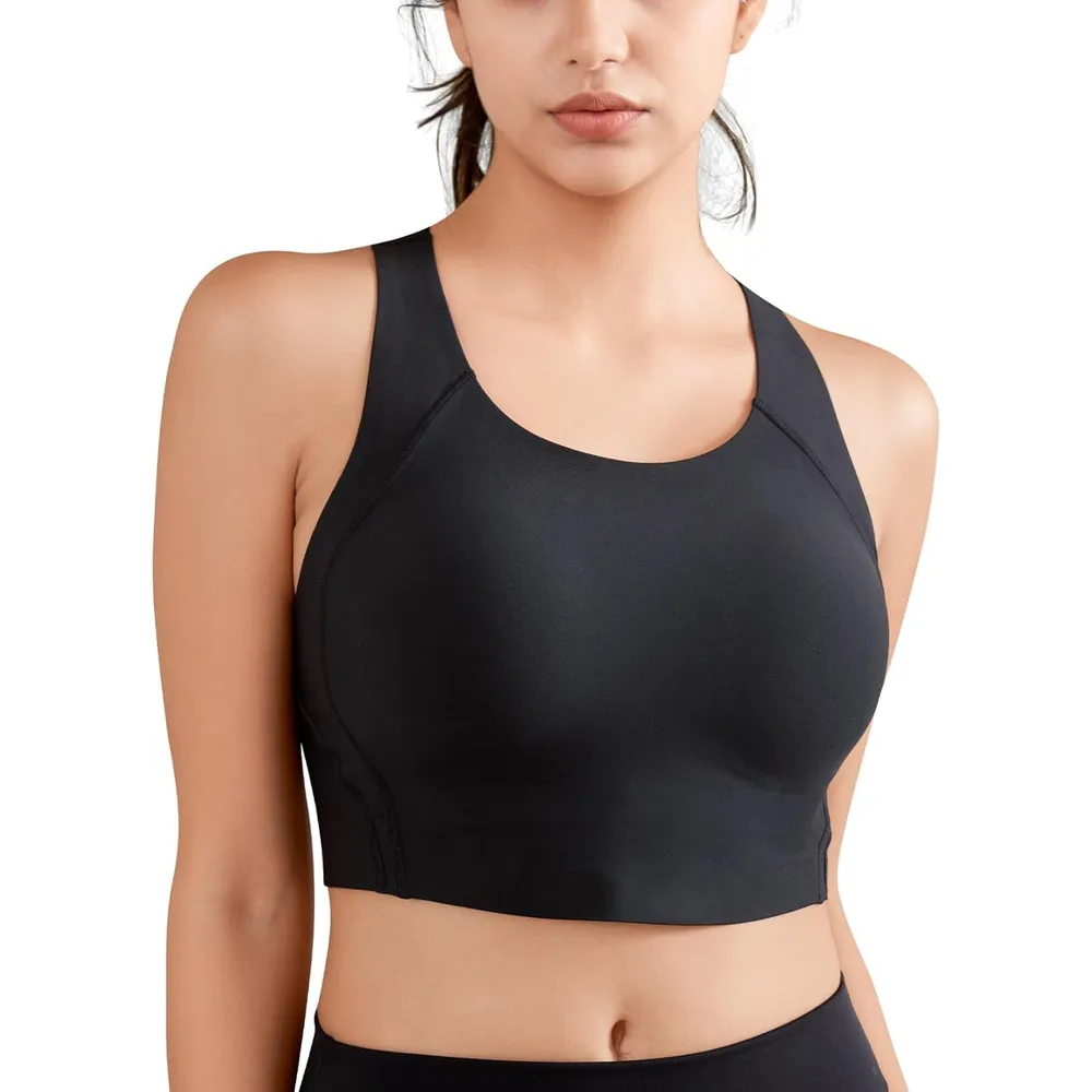Momcozy brasier deportivo racerback de cobertura total