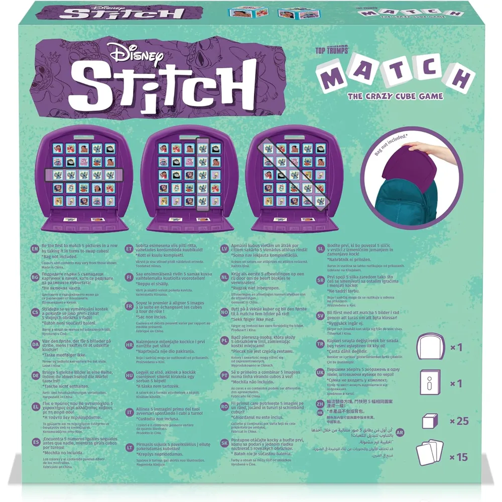Lilo & Stitch | Juego de Mesa familiar de memoria y aprendizaje de Lilo & Stitch
