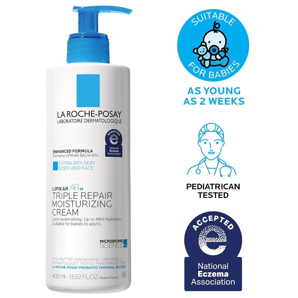 SET LA ROCHE-POSAY LIPIKAR AP+M CREMA CORPORAL+ LIPIKAR AP+M LIMPIADOR 2 PZS